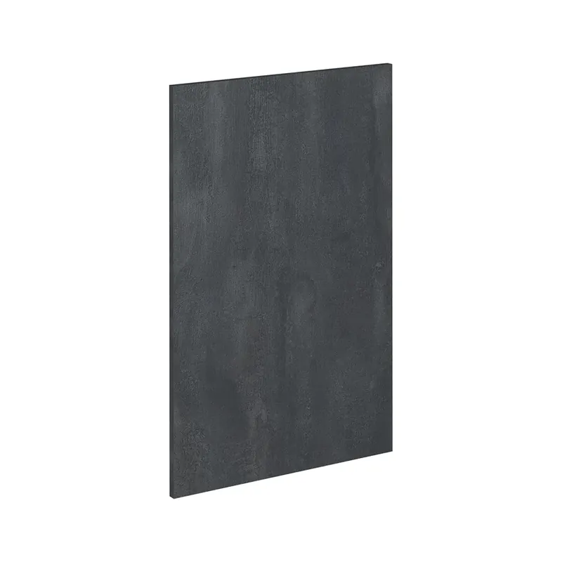 Aktuální Kuchyňská dvířka R-Line Černý beton 39.6 x 71.3 cm nábytková čela pro rohovou spodní skříňku Vicco