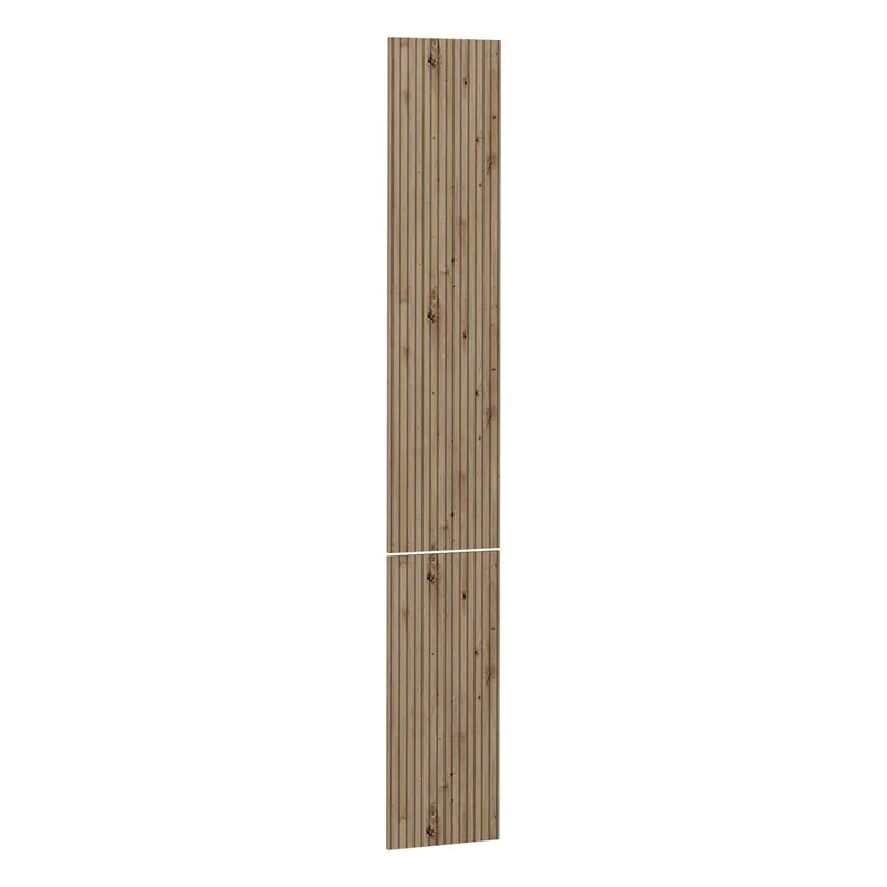 Sleva Kuchyňská dvířka R-Line Řemeslný dub 29.6 x 196 cm nábytková čela pro vysokou výsuvnou skříň Vicco