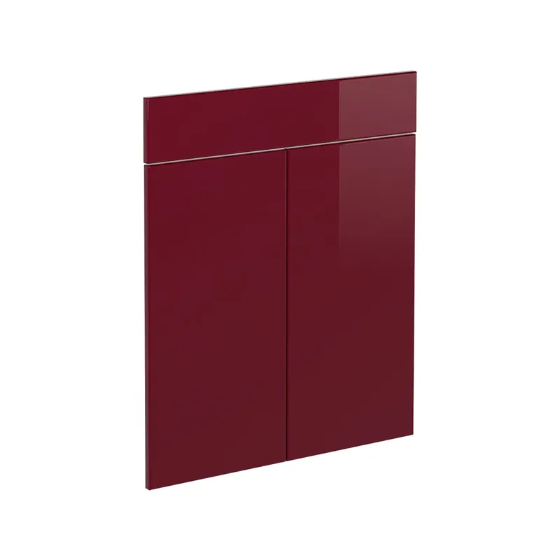 Nejlepší Cena Kuchyňská dvířka R-Line Červená vysoký lesk 59.6 x 70.8 cm nábytková čela pro spodní skříňku se zásuvkami Vicco