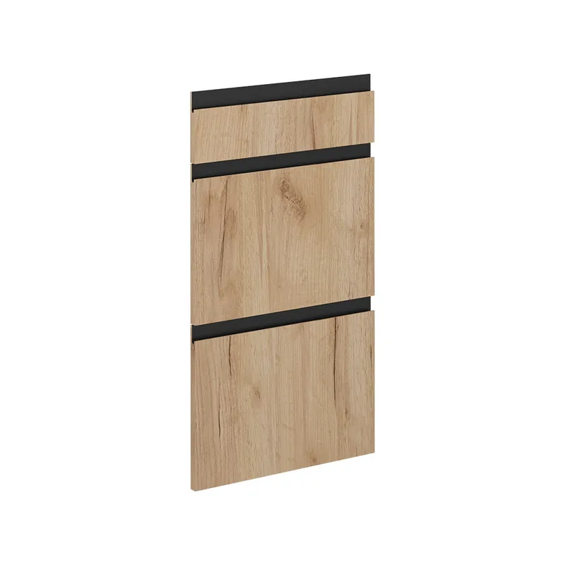 Kuchyňská dvířka R-Line Zlatý mocný dub 39.6 x 71.3 cm nábytková čela pro spodní skříňku se zásuvkami Vicco Originální