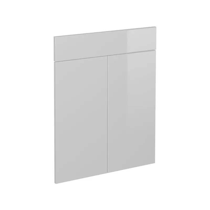 Kuchyňská dvířka R-Line Bílá vysoký lesk 59.2 x 70.8 cm nábytková čela pro spodní skříňku se zásuvkami Vicco Bezpečná Platba