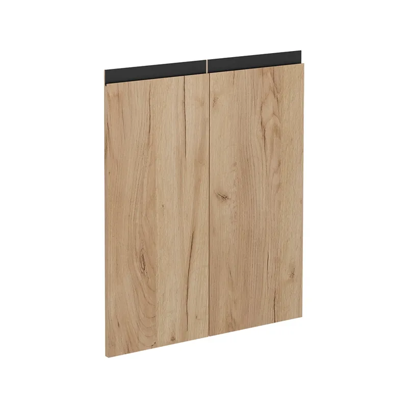 Kuchyňská dvířka R-Line Zlatý mocný dub 59.2 x 71.3 cm nábytková čela pro spodní skříňku Vicco Hit Sezóny