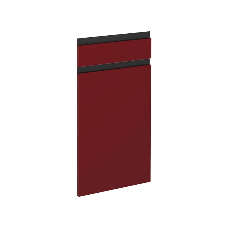Omezená Nabídka Kuchyňská dvířka R-Line Červená 39.6 x 71.6 cm nábytková čela pro spodní skříňku se zásuvkami Vicco