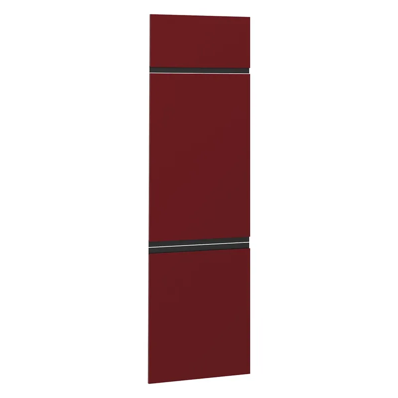 Kuchyňská dvířka R-Line Červená 59.6 x 196 cm nábytková čela pro skříň k vestavné lednici Vicco Výhodná Nabídka