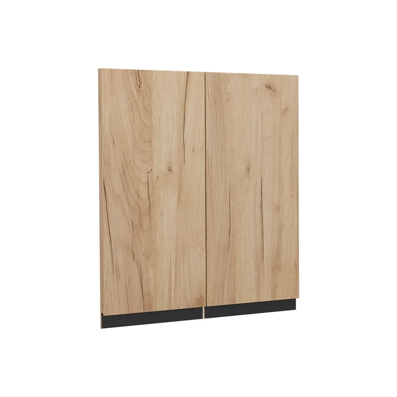 Vrácení Zdarma Kuchyňská dvířka R-Line Zlatý mocný dub 59.2 x 59 cm nábytková čela pro závěsnou skříňku Vicco