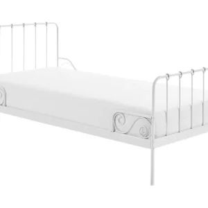 Must-Have Bílá kovová postel Vipack Alice 90 x 200 cm