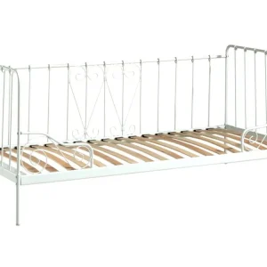 Tovární Cena Bílá kovová postel Vipack Alice Captain 90 x 200 cm