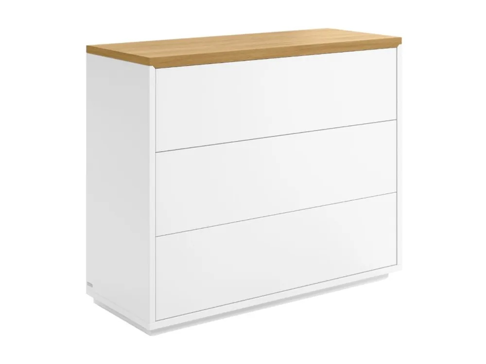 Bílá lakovaná komoda Kave Home Abilen 90 x 36 cm Koupit Online