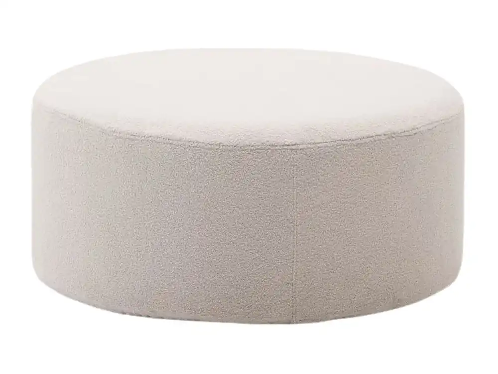 Výhodná Nabídka Béžový bouclé taburet Kave Home Kaeli 90 cm
