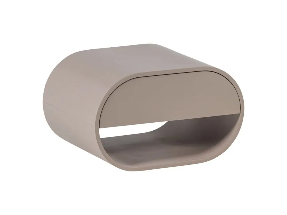 Béžový lakovaný závěsný noční stolek Momo 36 x 28 cm Top Prodej