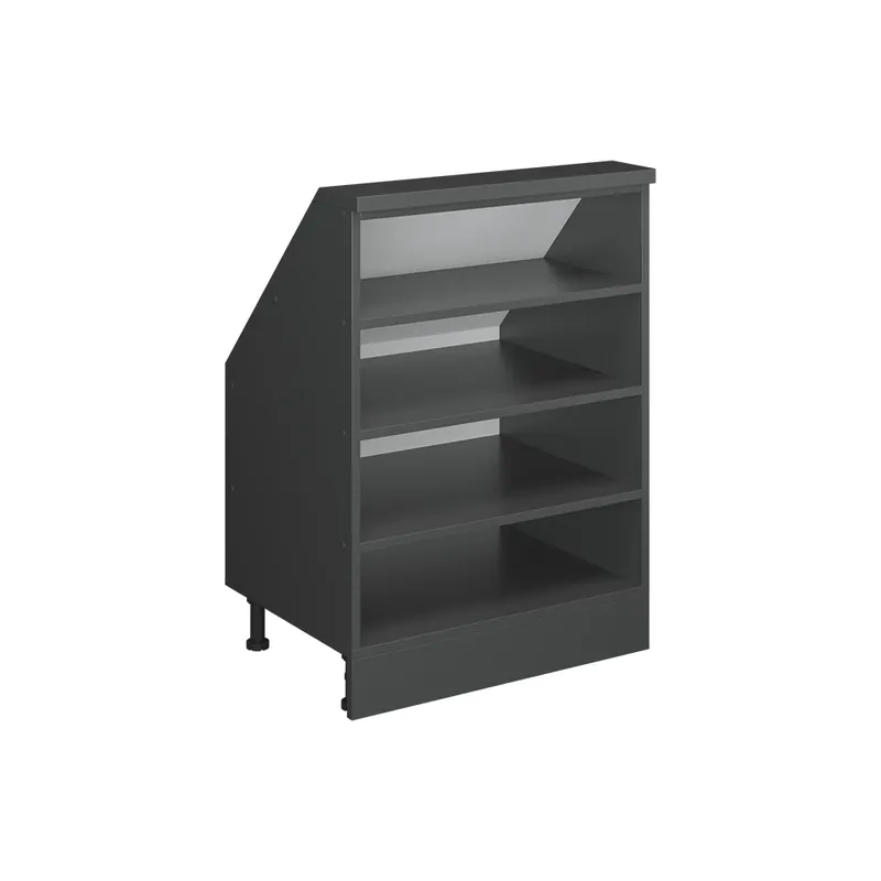 Skříň pod šikmou střechu Rion Antracit 60 x 81.6 cm se 4 přihrádkami Vicco Vysoce Kvalitní