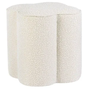 Bouclé taburet Cointa 40 x 40 cm Finální Výprodej