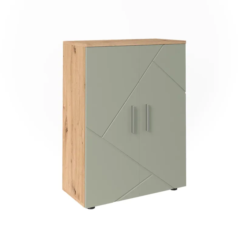 Koupit Online Střední skříňka Irma Šalvějově zelená 60 x 81 cm Vicco