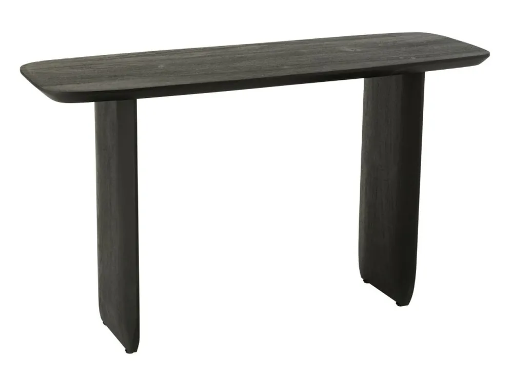 Černý dřevěný toaletní stolek Acacia 130 x 76,2 cm Ihned K Objednání
