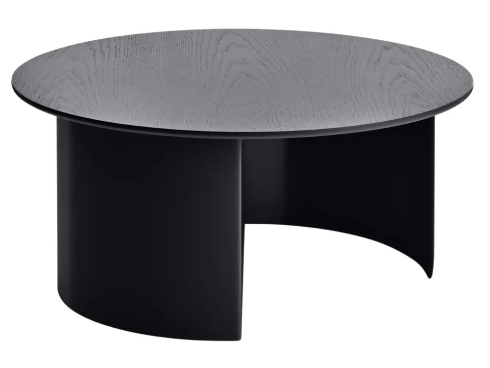Černý konferenční stolek Plateau 75 cm Autentický