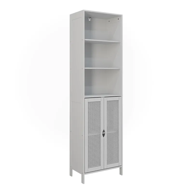 Koupelnová skříňka Liora Bílá 48 x 170 cm se 2 dveřmi Vicco Aktuální