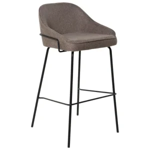 Hnědá čalouněná barová židle Somcasa Louis 76,5 cm Sezónní Sleva