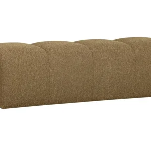 Akce Hnědožlutá bouclé lavice Zuno 160 cm