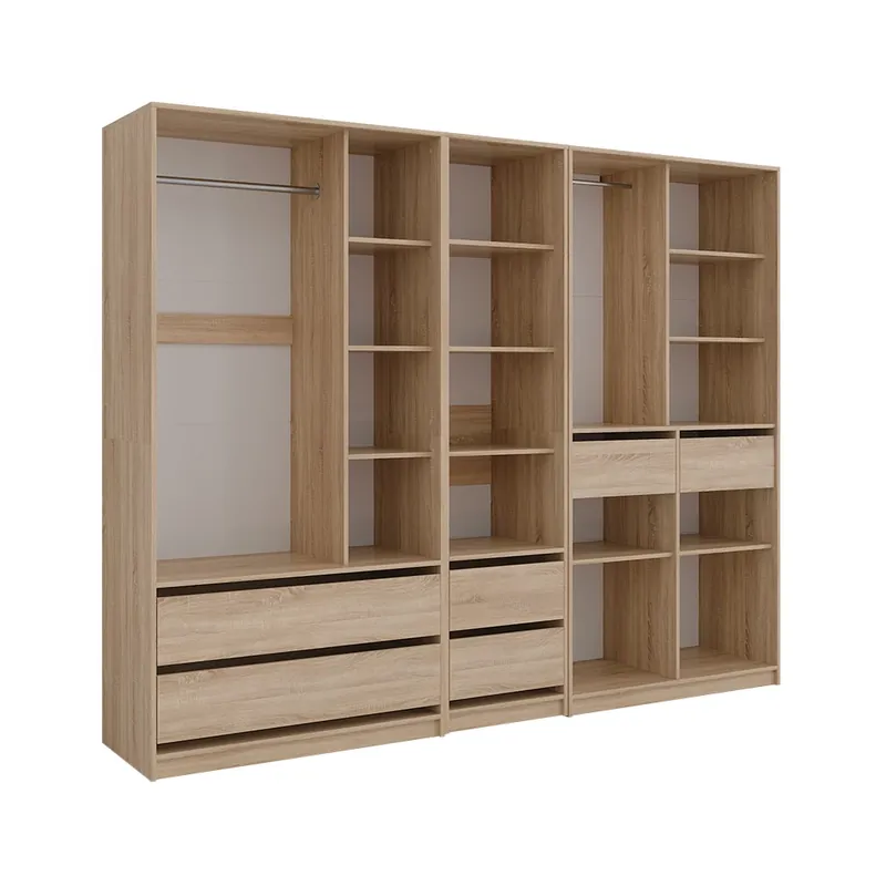 Nejlepší Volba Šatní skříň Elmo Sonoma 100 x 200 cm Sada 3 kusů Vicco