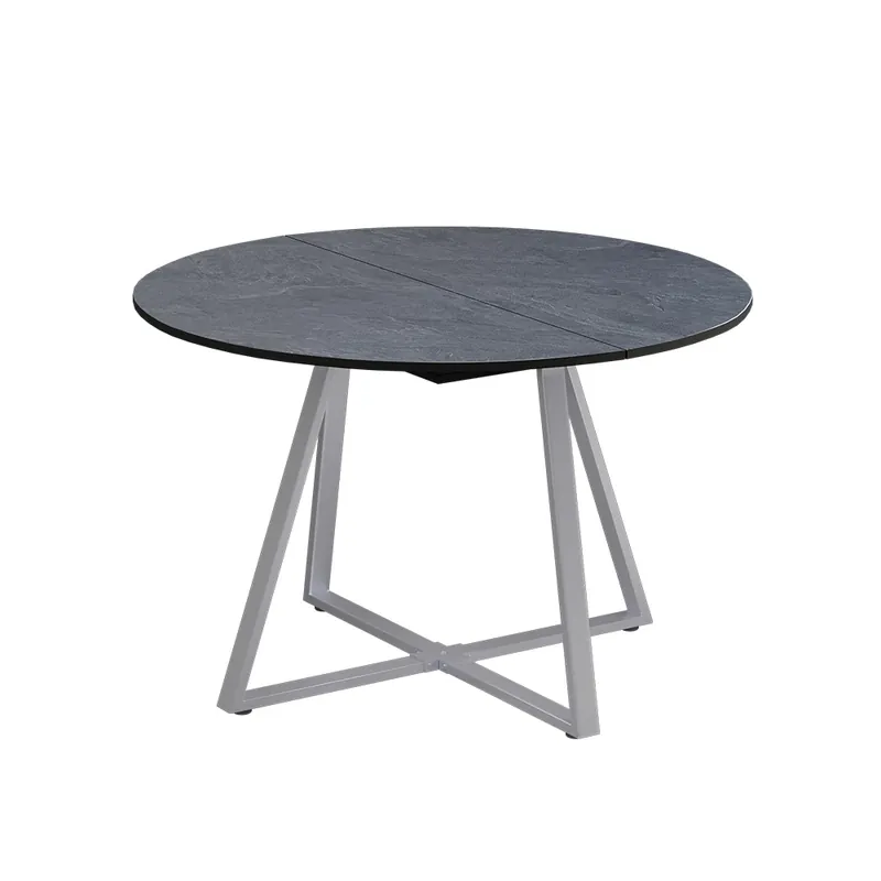 Jídelní stůl Loyd Antracit/Šedá 120 x 120 cm Rozšiřitelný Vicco Kup Teď