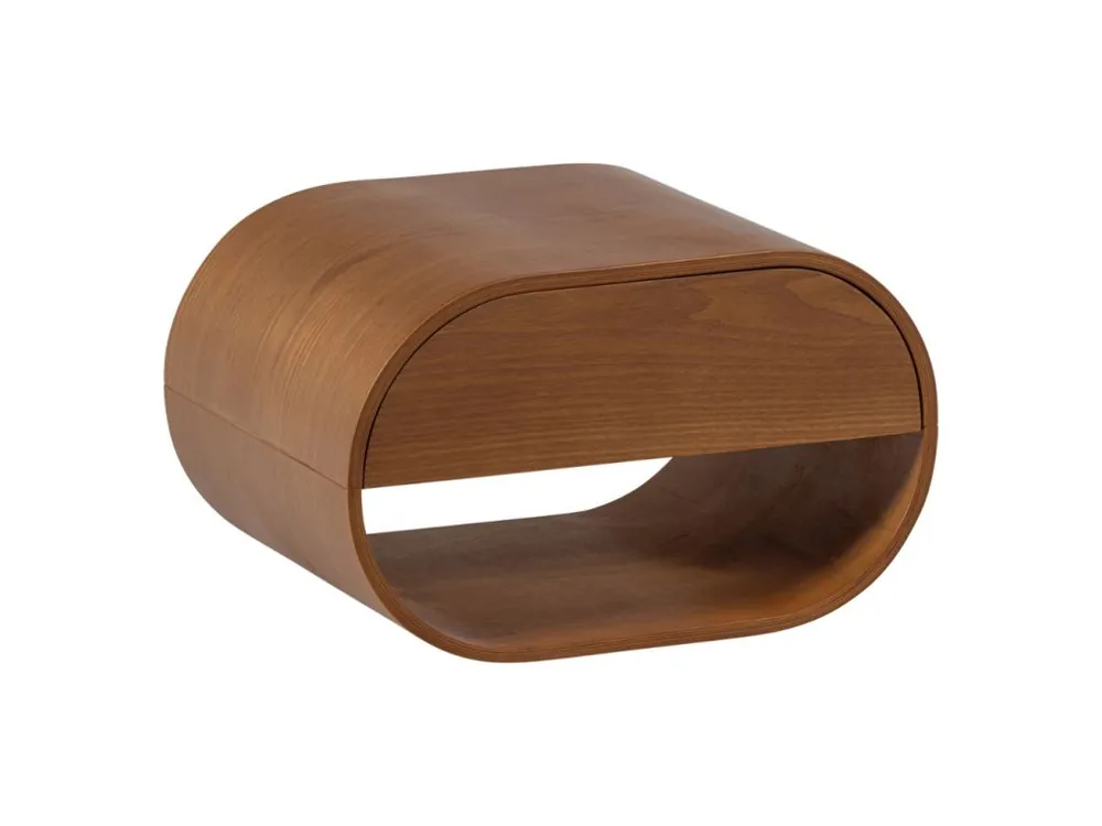 Koupit Online Hnědý závěsný noční stolek Momo 36 x 28 cm