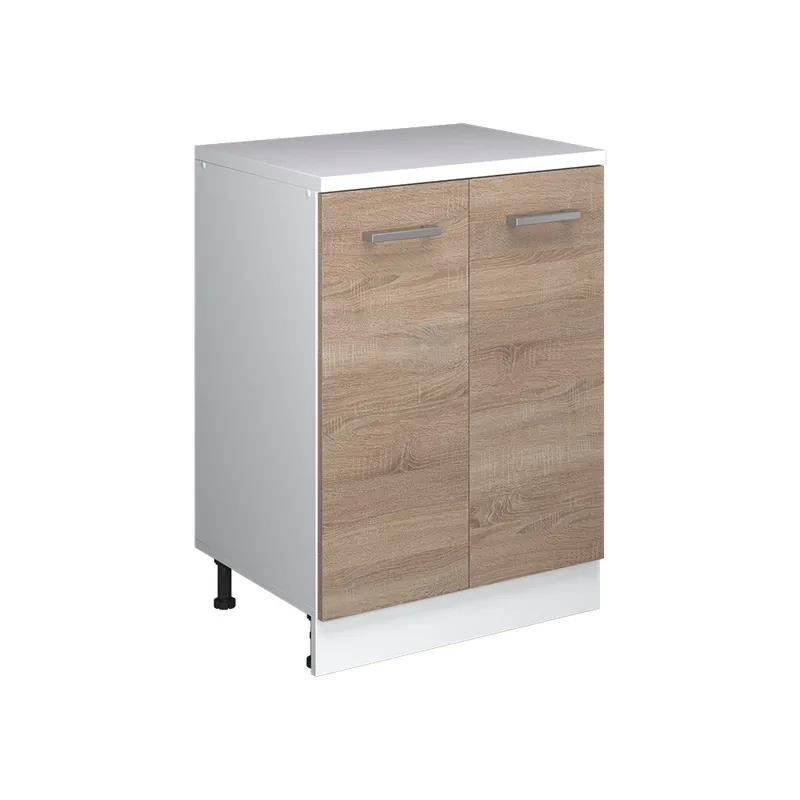 Akční Cena Kuchyňská skříňka pod šikmou střechu R-Line Sonoma 60 cm bez šikminy se 2 dveřmi Vicco