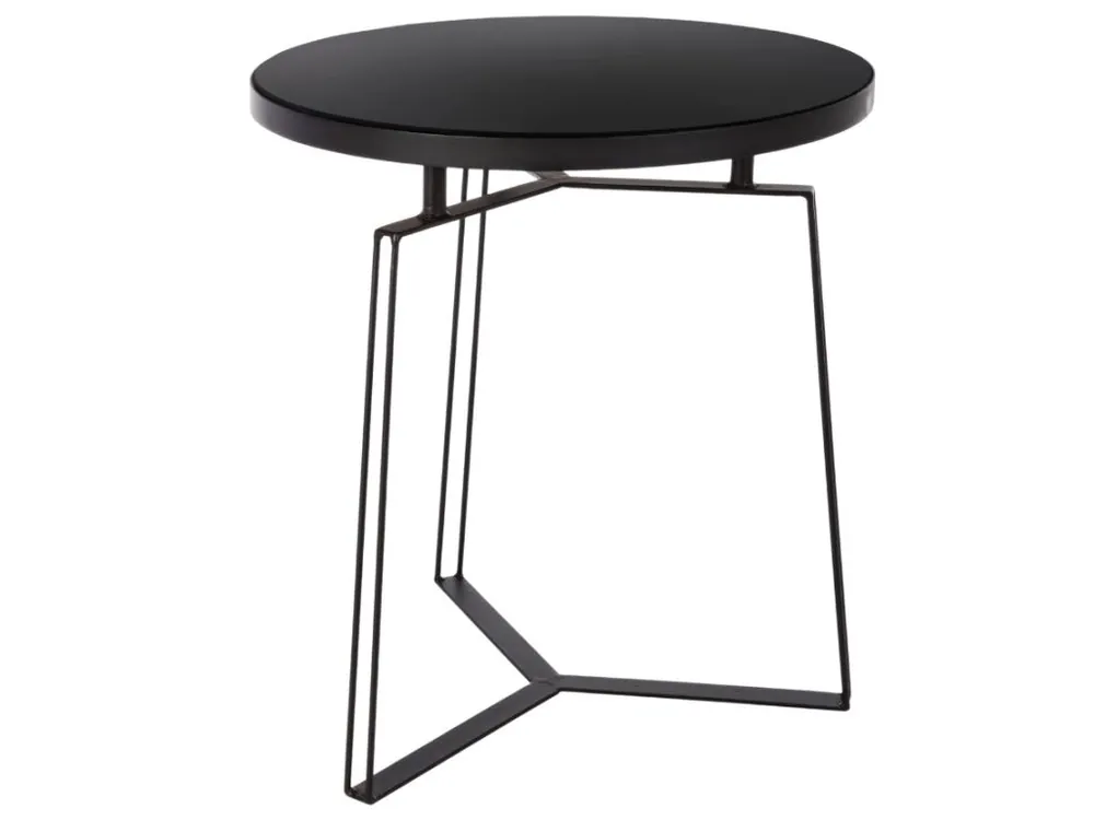 Kovový konferenční stolek Zahira 50 cm Sezónní Sleva