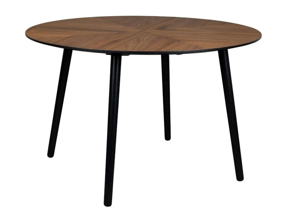 Ořechový jídelní stůl DUTCHBONE Clover 120 cm Bezpečná Platba