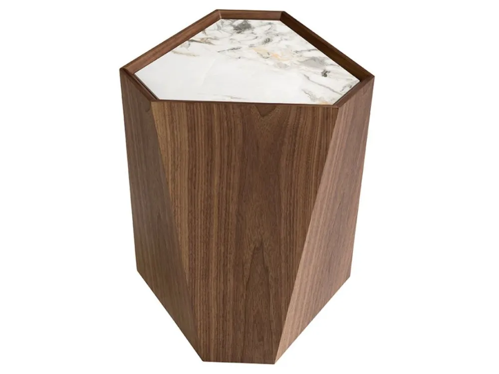 Ořechový odkládací stolek Angel Cerdá No. 2134, 43 x 37 cm Koupit Online