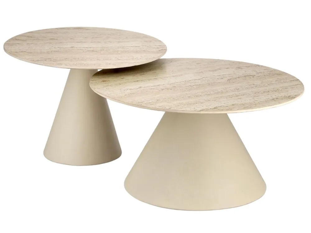 Koupit Online Set keramických konferenčních stolků Hardy 50/60 cm