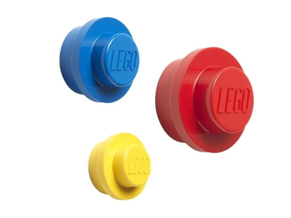 Značkový Set tří pestrobarevných věšáků LEGO® Storage II.