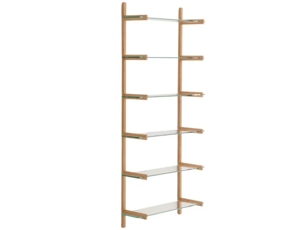 Nová Kolekce Skleněná modulární police Kave Home Sitra 202 x 90 cm