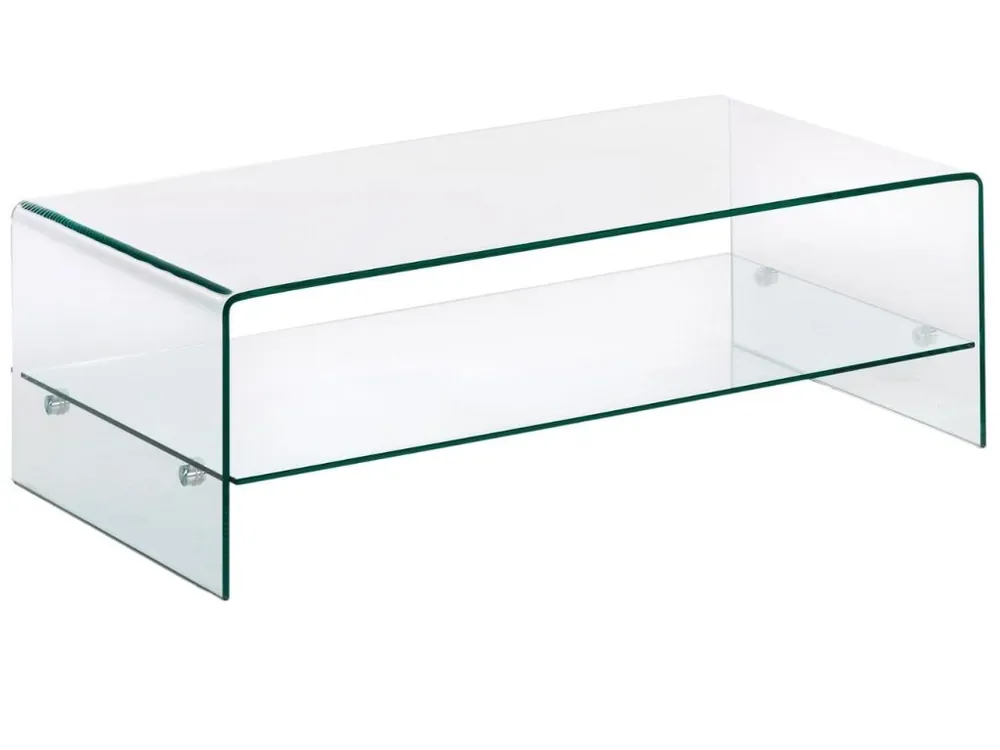 Objednat Nyní Skleněný konferenční stolek Kave Home Burano 110 x 55 cm