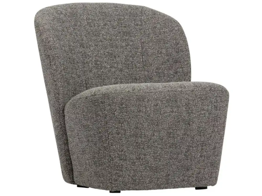 Must-Have Tmavě šedé látkové křeslo Raffael