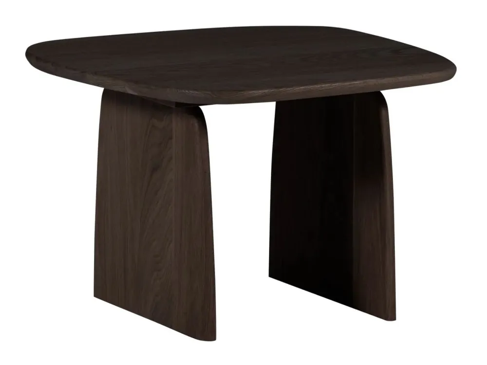 Super Cena Tmavě hnědý dubový konferenční stolek Tablo 60 x 60 cm