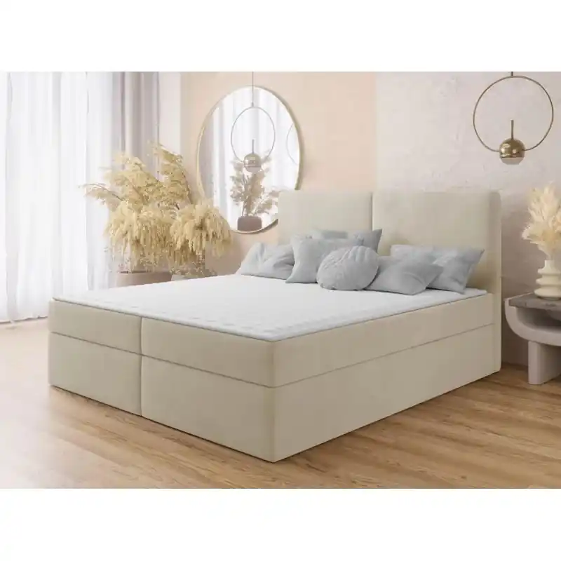Cenová Bomba Kontinentální postel 180x200 DASTI - béžová