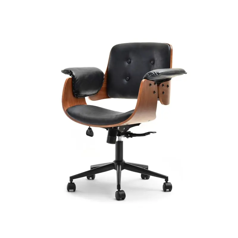 Designová židle ELIN - ořech / antická černá Nejprodávanější