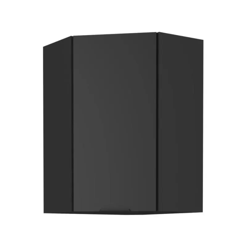 Vysoká rohová skříňka SAJU 1 - 60x60 cm, černá Top Prodej