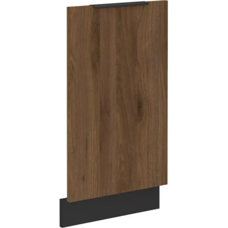 Aktuální Dvířka pro vestavnou myčku TOVA - 45x72 cm, ořech okapi / černé