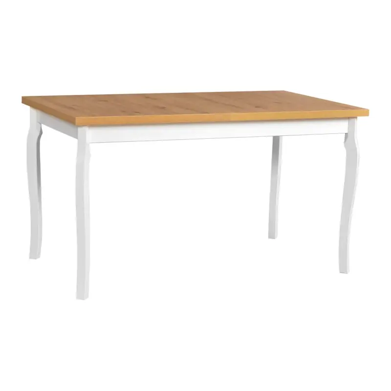 Jídelní stůl DOROTA 5M - dub artisan / bílý Horká Nabídka