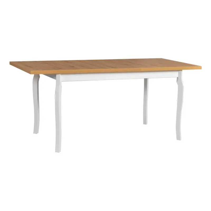 Jídelní stůl DOROTA 5 - dub artisan / bílý Speciální Cena