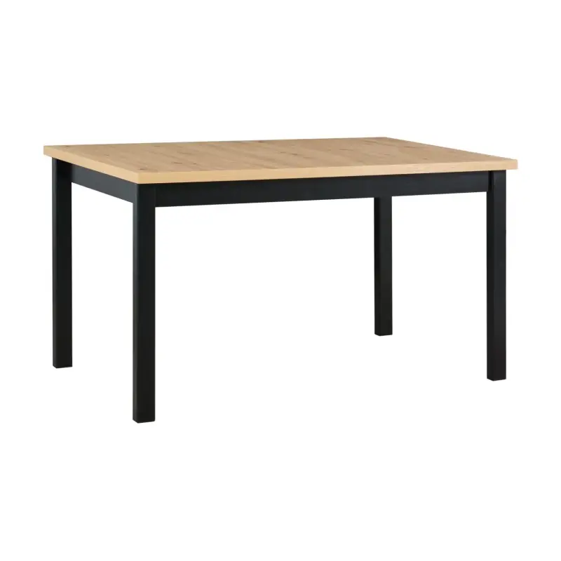 Jídelní stůl DOROTA 2M - dub artisan / černý Nízká Cena