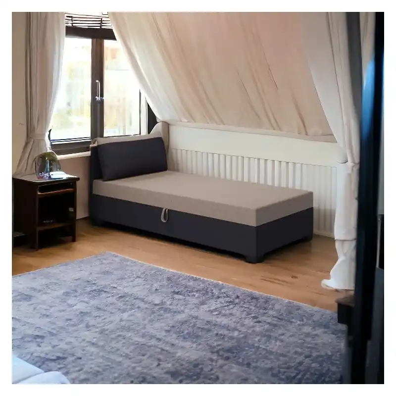 Jednolůžková postel 80x195 ZOLI 2 - světlá hnědá / grafitová Kup Teď