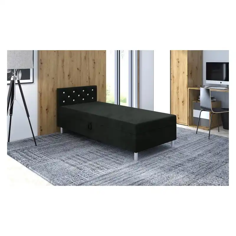 Koupit Online Jednolůžková postel 120x195 PIXI 1 - černá