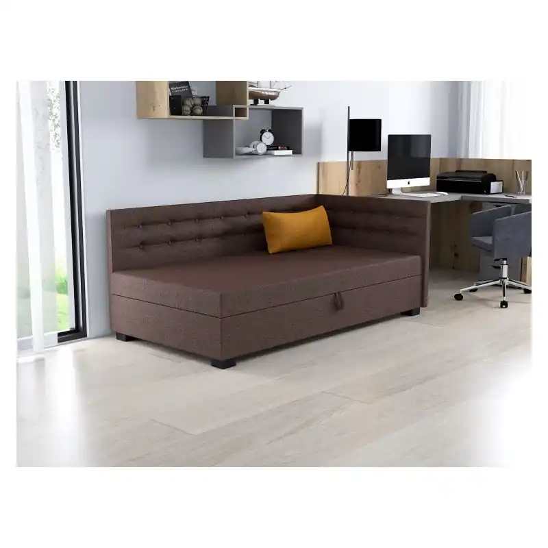 Jednolůžková postel 100x195 NENCI PLUS 2 - hnědá Kup Teď