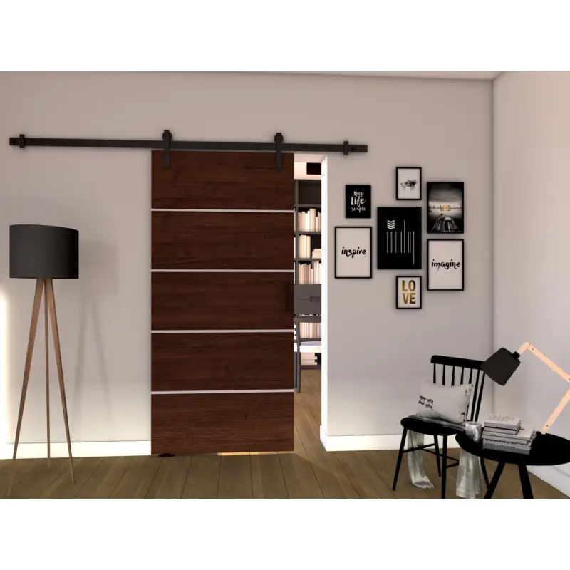 Omezená Nabídka Posuvné interiérové dveře BUSHLAND 2 - 76 cm, wenge