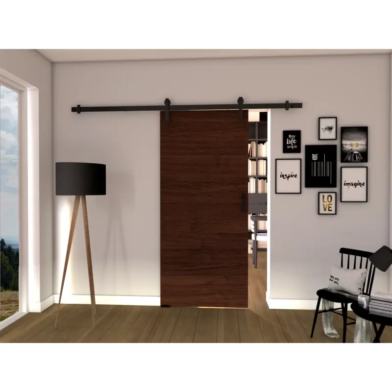 Posuvné dveře na stěnu BUSHLAND 1 - 96 cm, wenge Poslední Šance