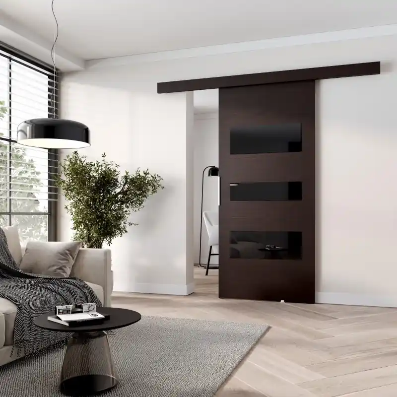Interiérové dveře na stěnu BARRET 3 - 96 cm, wenge Akce