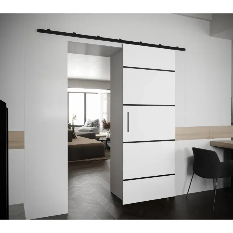 Posuvné dveře PERDITA 4 - 90 cm, bílé Přímo Od Výrobce