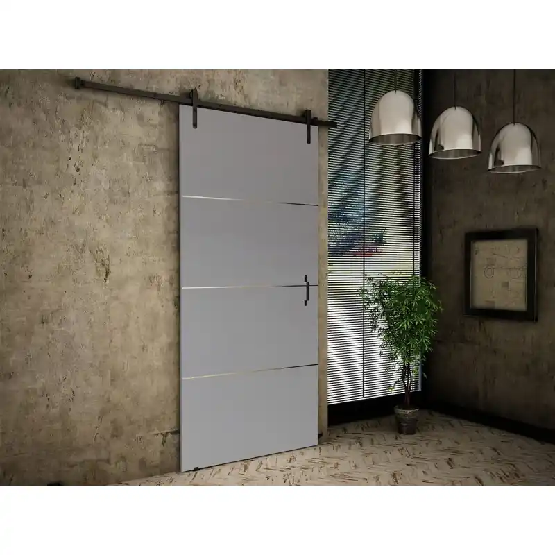 Tovární Cena Posuvné interiérové dveře XAVIER 5 - 80 cm, antracitové